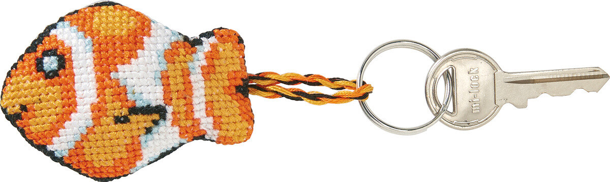 Kit da Ricamo Pesce Pagliaccio Nemo 7 x 5 cm