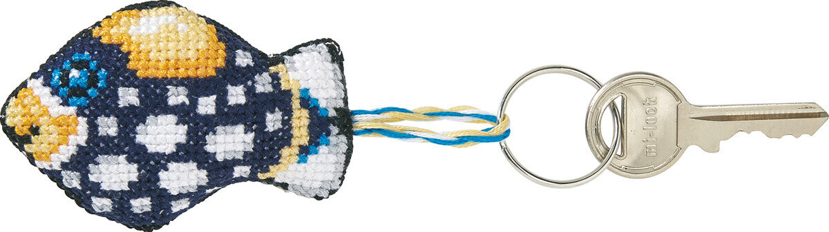 Kit da Ricamo Pesce Scorpione Clown 7 x 5 cm