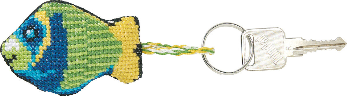 Kit da Ricamo Pesce Imperatore Autentico 7 x 5 cm