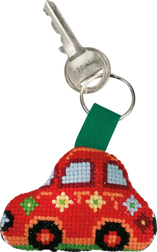 Kit Ricamo Fiat Rosso 7 x 5 cm