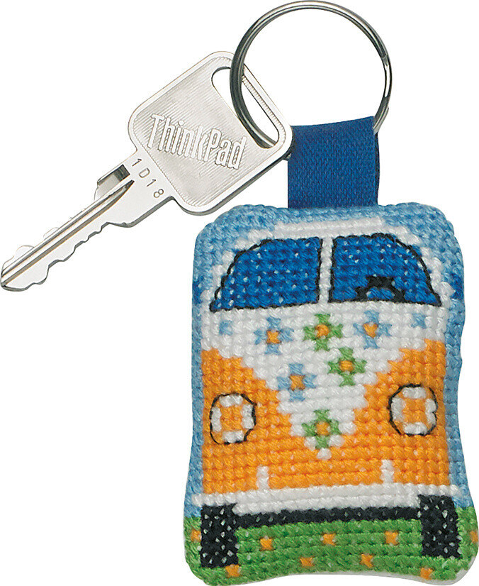 Kit da Ricamo Auto Gialla 5 x 6 cm