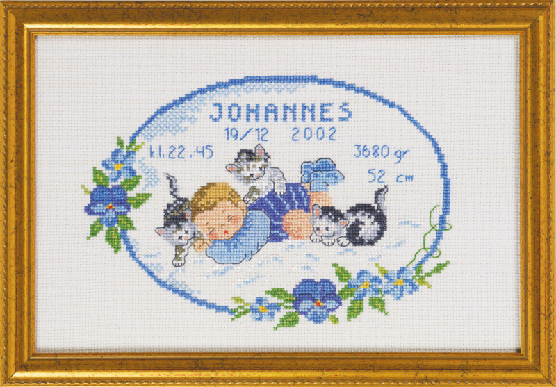 Kit da Ricamo Baby Johannes 29 x 19 cm R5425/82