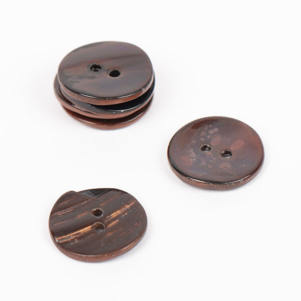 DROPS Arched (Brown), Bottone, 18 mm (n. 818)