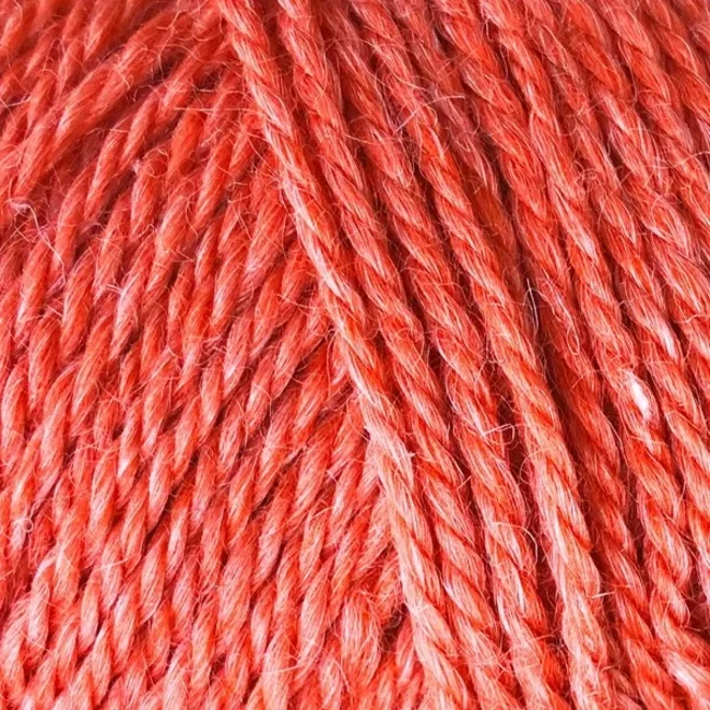 Onion No.4 Organic Wool+Nettles 840 Rosso corallo
