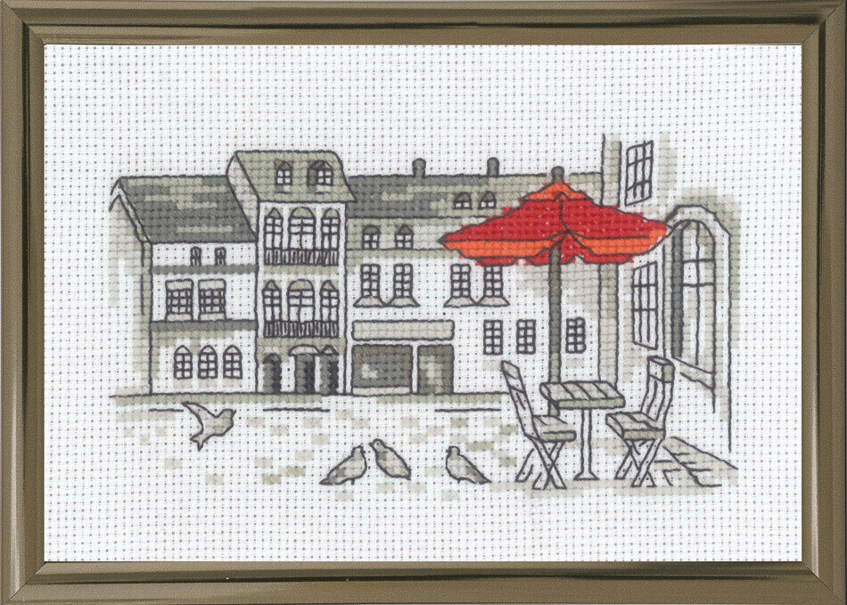 Kit da Ricamo Ombrello R5794 15x10 cm