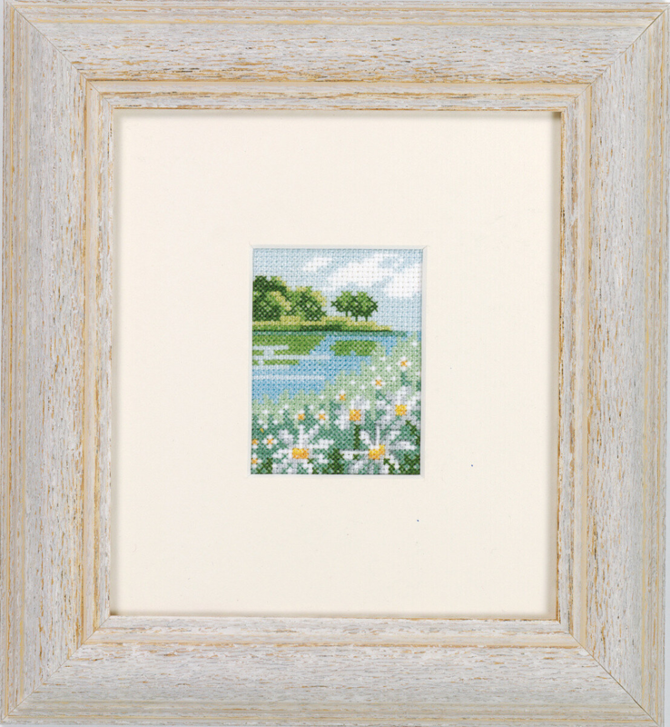 Kit Ricamo Margherita Campo 6,5 x 5 cm