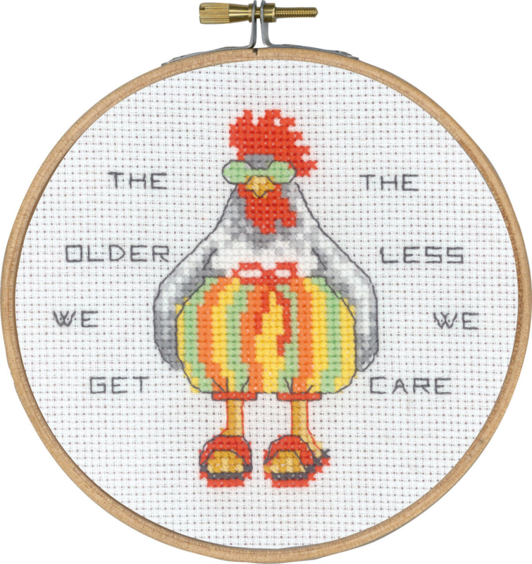 Kit da ricamo The older we get m/5810/13 13 Ø