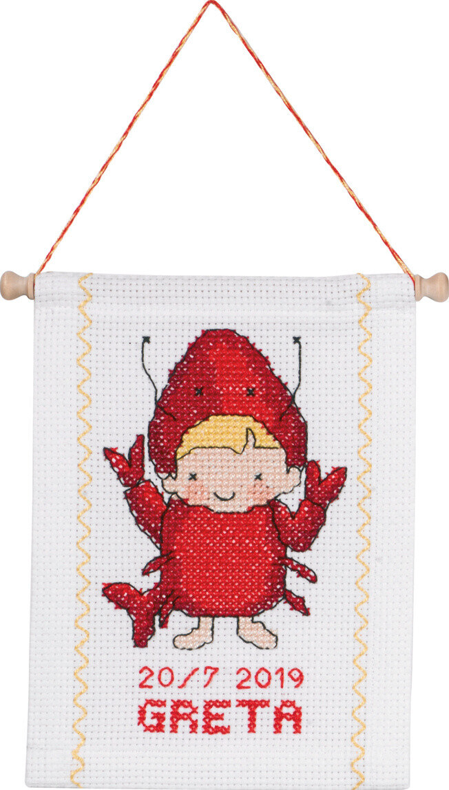 Kit da ricamo Granchio B5129/18 18 x 25 cm