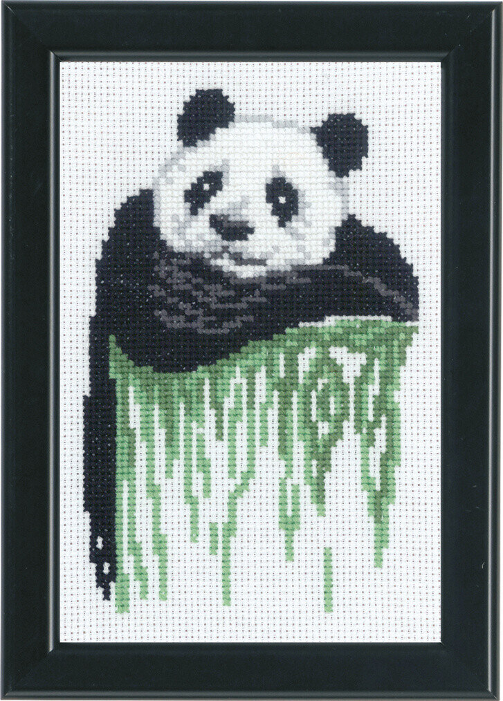 Kit Ricamo Panda 14 x 19 cm