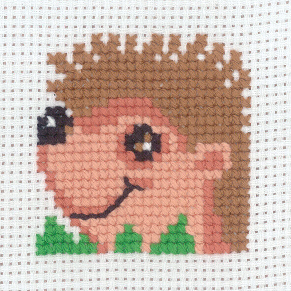 Kit da ricamo Riccio 8 x 8 cm