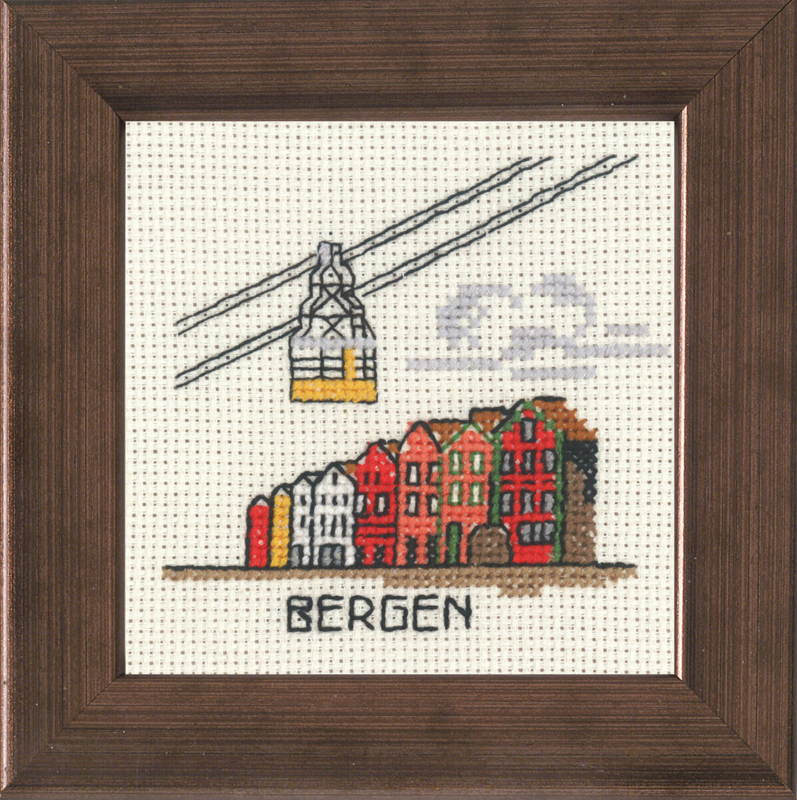 Kit da ricamo Bergen 10 x 10 cm R5370