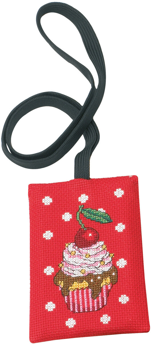 Kit per Ricamo Cupcakes 8 x 13 cm