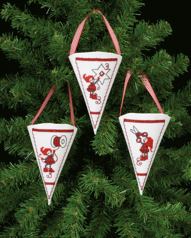 Kit da Ricamo Gnomi Attivi 10 x 13 cm