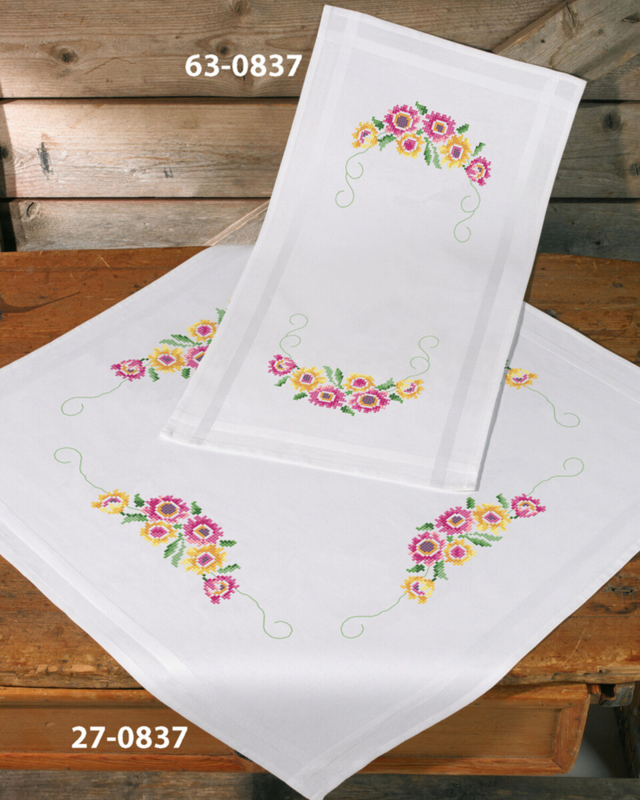 Kit di Ricamo Margherita Africana 80 x 80 cm