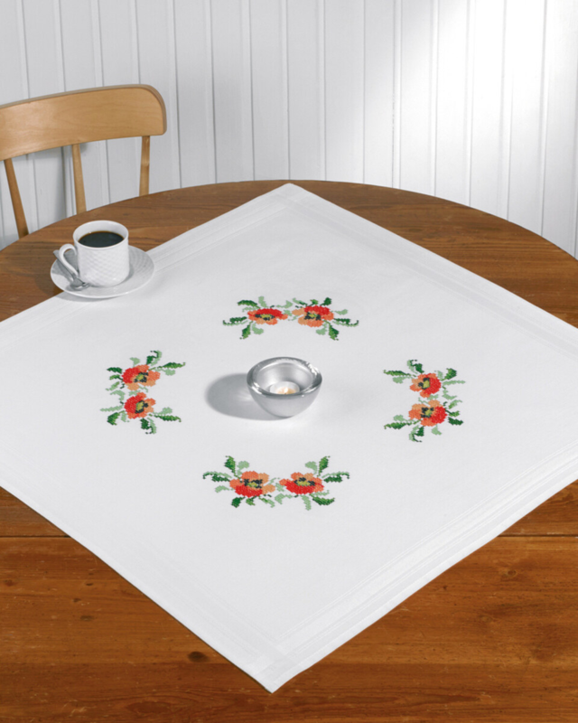 Kit da ricamo Papaveri XXX 80 x 80 cm