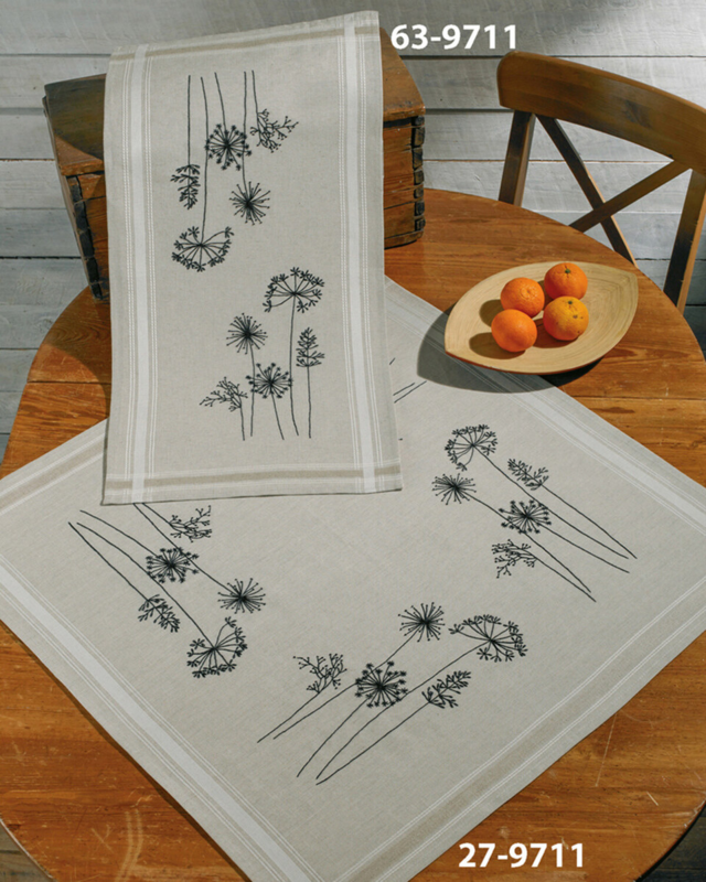 Kit per Ricamo Natura 80 x 80 cm