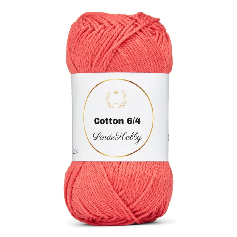 LindeHobby Cotton 6/4 082 Coral