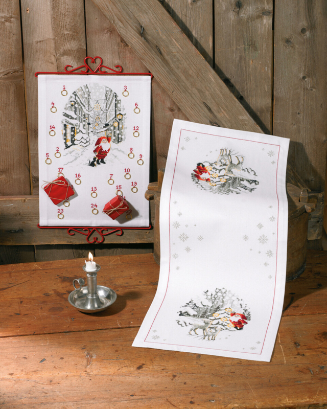 Kit per ricamo Babbo Natale in città B5125/32 32 x 44 cm
