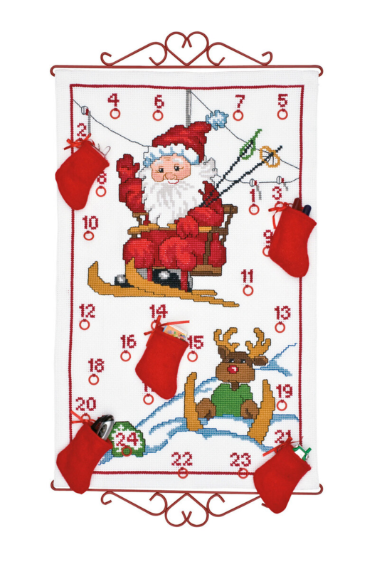 Kit da ricamo Sci-gnomo 5125/38 38 x 61 cm