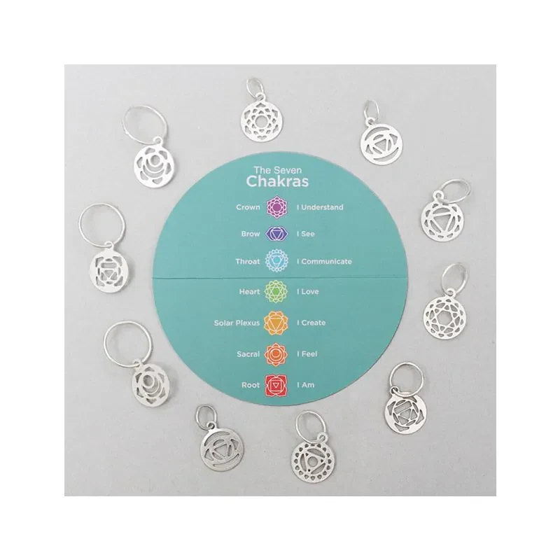 KnitPro Chakra Marcatori, Argento