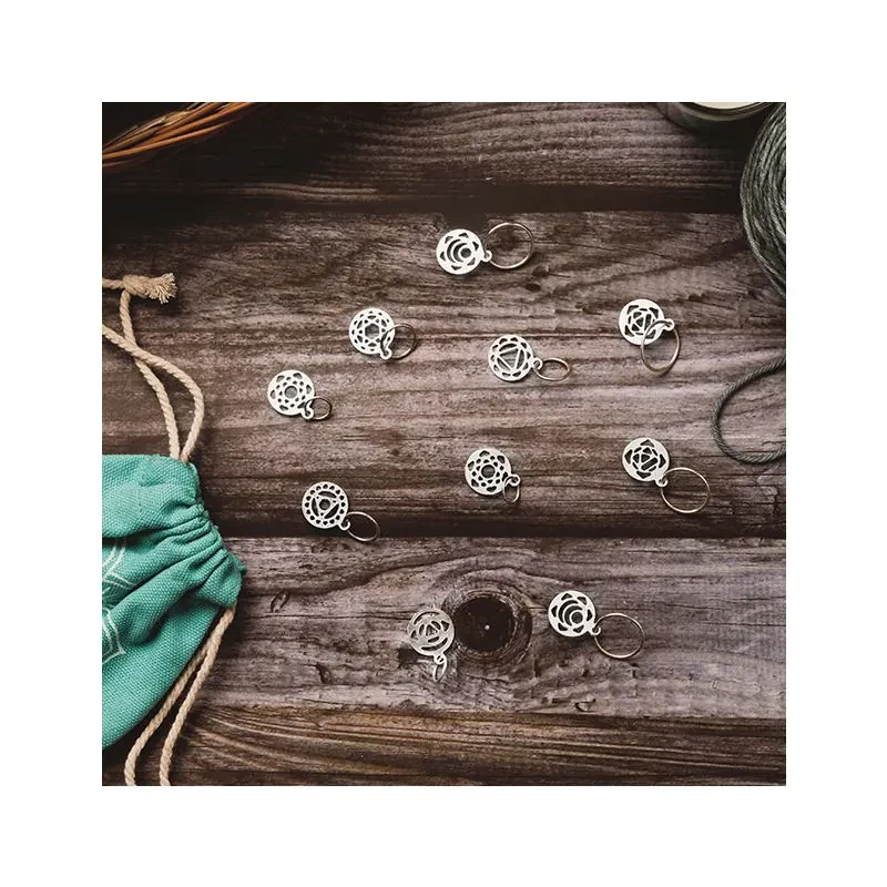 KnitPro Chakra Marcatori, Argento