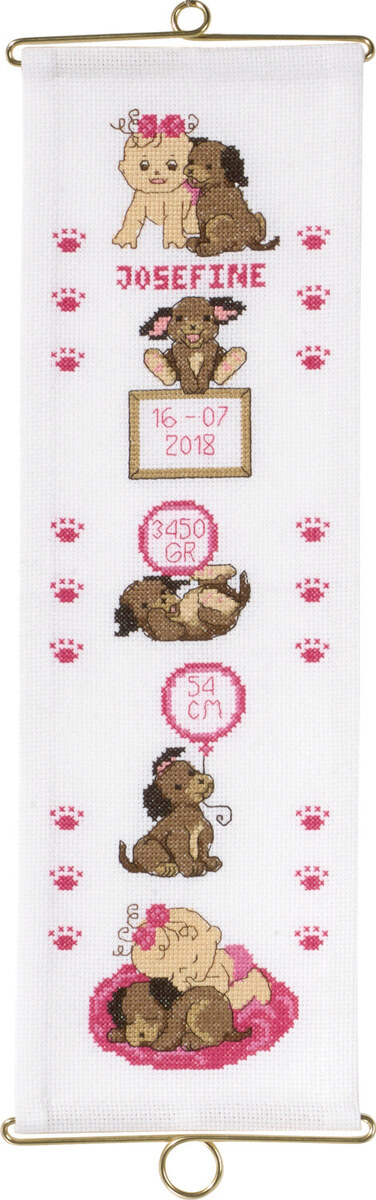 Kit per ricamo Josefine m/5188/14 14 x 44 cm