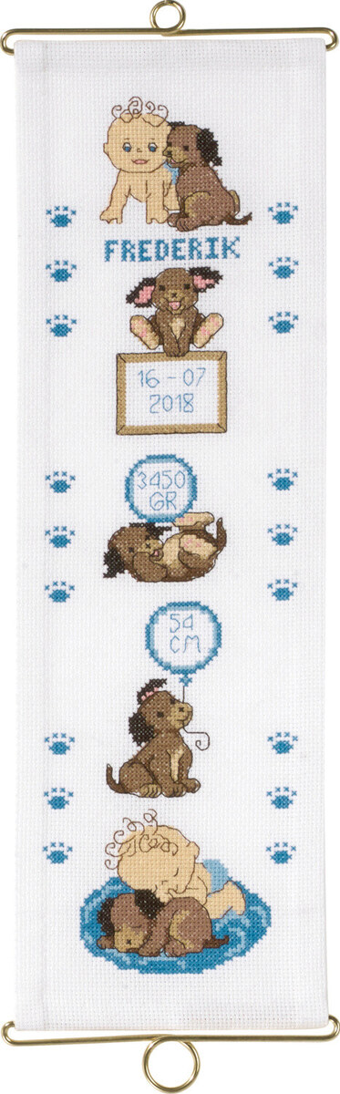 Kit da Ricamo Frederik con 5188/14 14 x 44 cm