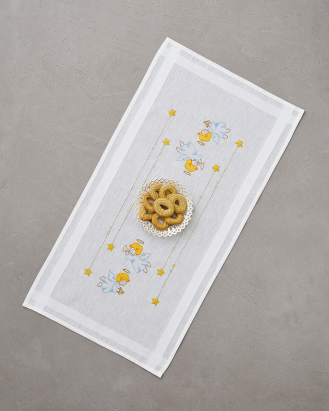 Kit Ricamo Angeli 40x80 cm