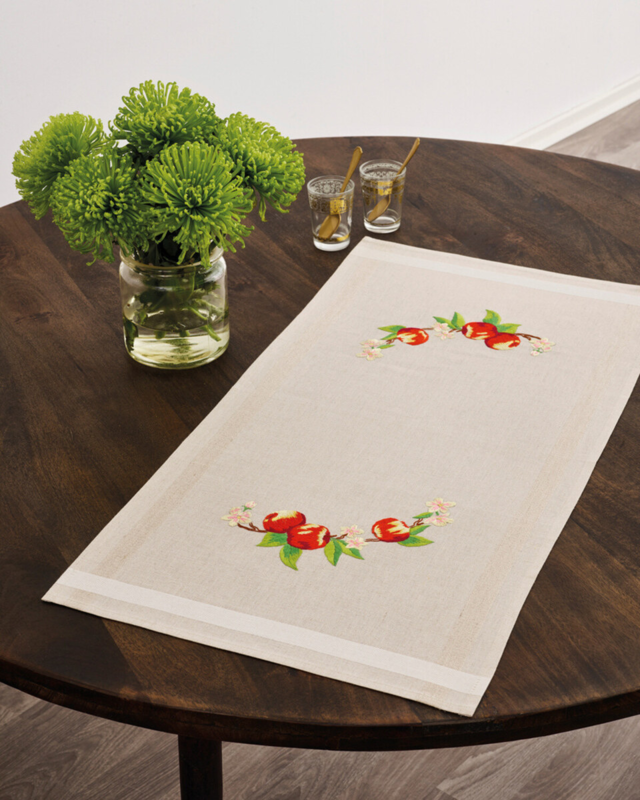 Kit Ricamo Mele 40x80cm