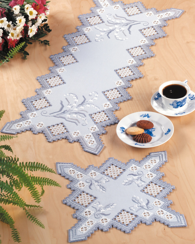 Kit Ricamo Hardanger 29 x 73 cm