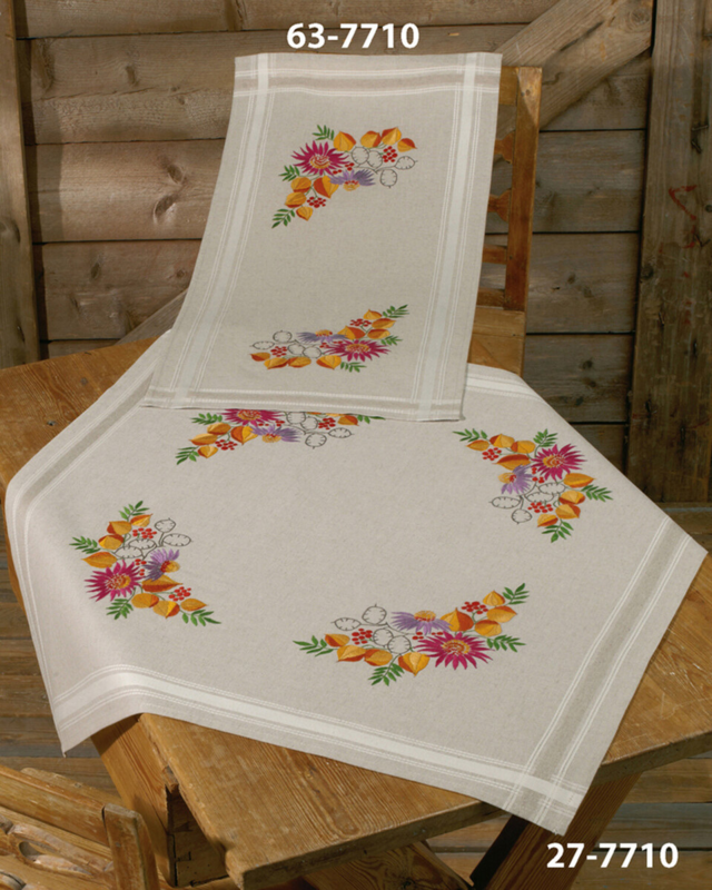 Kit da Ricamo Bouquet Autunnale 40 x 80 cm