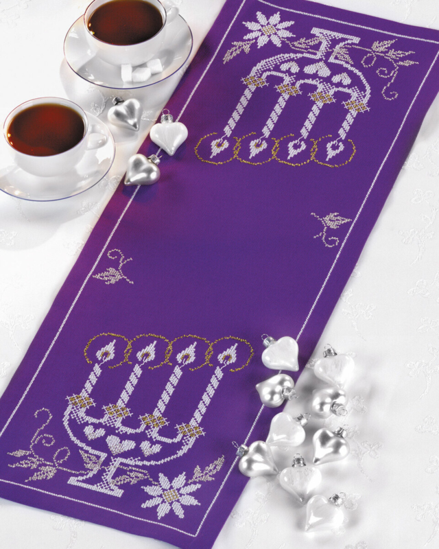 Kit per Ricamo Candeliere 26 x 72 cm