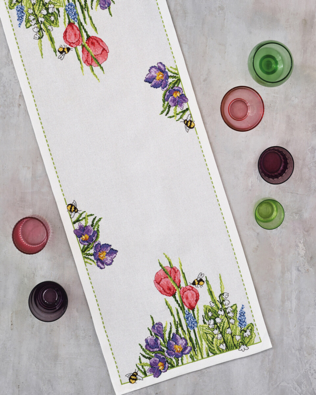 Kit da Ricamo Springtime 34 x 86 cm