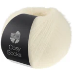 Lana Grossa Cosy Socks 10 Bianco