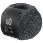 Lana Grossa Cosy Socks 07 Grigio scuro