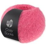 Lana Grossa Cosy Socks 02 Rosa acceso