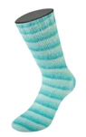 Lana Grossa Cosy Socks Soft Stripes 102 Giada/verde chiaro/verde bianco/bianco sporco