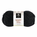 Gjestal Baby Ull 0090 Nero