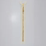 YKK Cerniera Fissa, Ottone, 4 mm 841 Ecru