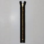 YKK Cerniera Fissa, Ottone, 4 mm 570 Marrone