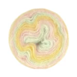 Gjestal Poppis 3108 Rosa pastello/verde/giallo sfumato