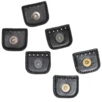 Go Handmade Chiusura Magnetica a Pressione 4 cm Nero con oro, argento e bronzo