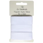 Nastro Elastico Go Handmade: 3 m x 20 mm, Bianco