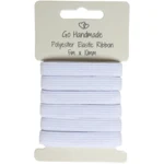 Nastro Elastico Go Handmade: 5 m x 10 mm, Bianco