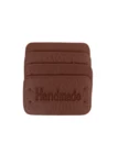 Go Handmade Handmade Label, 4 pz: Marrone
