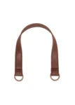 Go Handmade Manico per Borsa con Anello a O: Marrone/bronzo