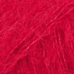DROPS BRUSHED Alpaca Silk 07 Rosso (Uni colour)