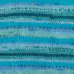 DROPS Fabel Print 340 Blu laguna