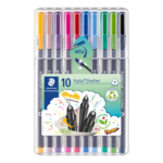 STAEDTLER Triplus fineliner 334 pennarelli colorati, 10 pz