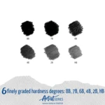 STAEDTLER Mars Lumograph Matite da disegno, 6 pezzi – Degree